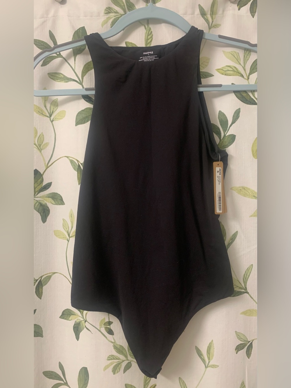 SKIMS Fits Everbody High-Neck Bodysuit ONYX MEDIUM BNWT MSRP $60.00
